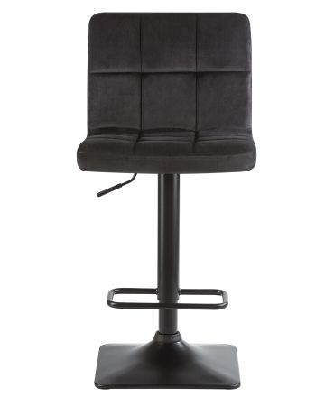 Стул барный DOMINIC черный велюр MJ9-101
