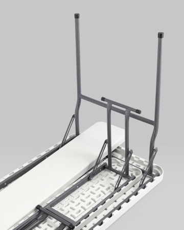 Комплект стола и двух скамеек Кейт белый