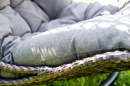 "Виши" подвесное кресло-кокон из искусственного ротанга, цвет коричневый с серо-коричневой подушкой "Виши" подвесное кресло-кокон из искусственного ротанга, цвет коричневый с серо-коричневой подушкой