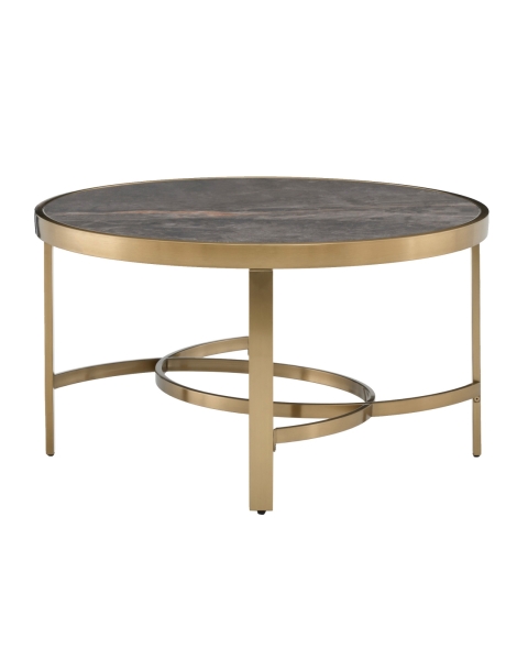 Журнальный столик Адриана 80*80 см серая керамика