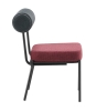 Стул обеденный Ponpoun темно-серый бордо