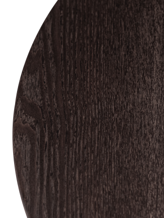 Барный стол Tulip style черный каркас столешница венге