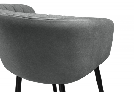 Стул на металлокаркасе Моншау marseille 11, черный