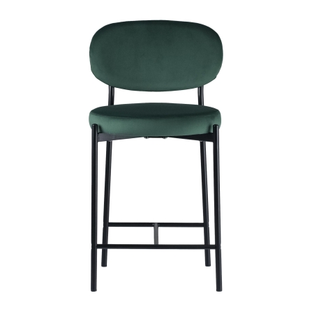 Стул полубарный MASO велюр зеленый
