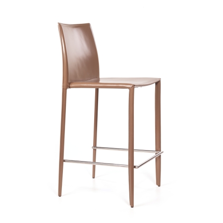 Стул полубарный Rolf кожа капучино Стул полубарный Rolf кожа капучино