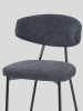 Стулья для кухни Дрим темно-серый шенилл ELEMENT 998, комплект 2шт