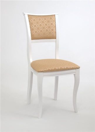 Стул "Кентавр" белый, ткань Santa бежевый
