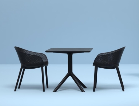 Стол пластиковый Sky Table 80 черный