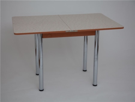 Стол 831-ЛС итальянская мозайка 4051, ЛДСП + кромка ольха, ножки хром