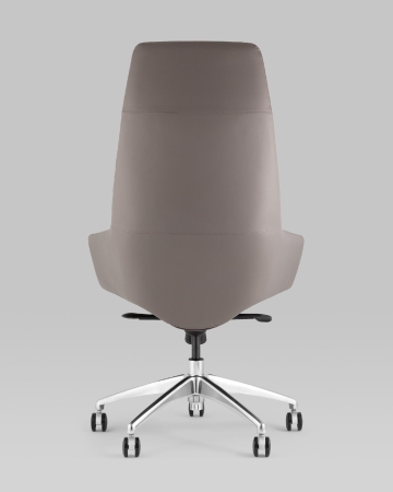 Кресло руководителя Bow TopChairs серый