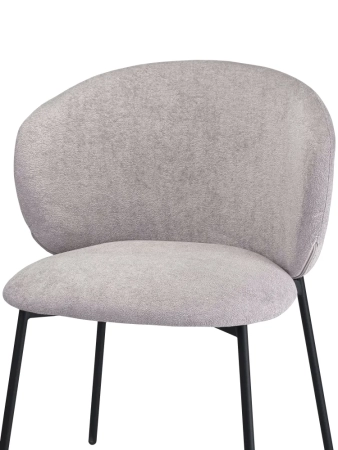 Стул для кухни SOLIS серый букле MOSS 960, комплект 2шт