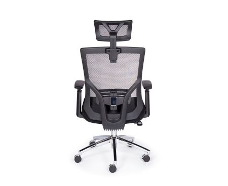 Кресло офисное Гарда SL черный пластик черная сетка черная сидушка