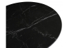 Керамический стол Вивиен 90х90х75 черный мрамор, черный