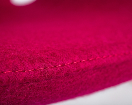 Кресло дизайнерское SWAN бордо ткань, золотое основание