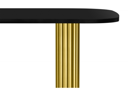 Стол деревянный Бавария B 200 х 90 черная пленка шагрень, золото Стол деревянный Бавария B 200 х 90 черная пленка шагрень, золото