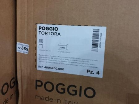 Табурет пластиковый Poggio зеленый Табурет пластиковый Poggio зеленый