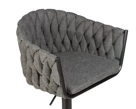 Набор 2 шт Стул барный LEON, графитовая ткань (LAR-275-21)