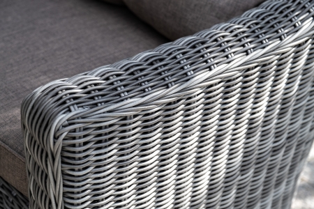 "Кон Панна" кресло из искусственного ротанга, графит