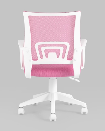 Кресло офисное ST-BASIC-W TopChairs розовый крестовина пластик белый