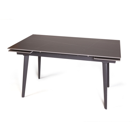 Стол раскладной Buren (140+30+30) керамика черный