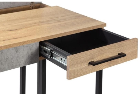 Стол рабочий Loft дуб натуральный, бетон