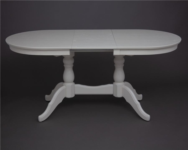 Стол обеденный Овальный-1300 слоновая кость 9001