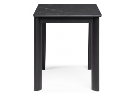 Керамический стол Кина 90(130)х65х76, черный