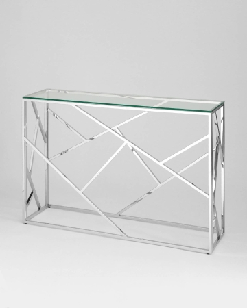 Консоль АРТ ДЕКО 115*30 серебро