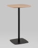 Стол барный Form 60*60 светлое дерево/черный