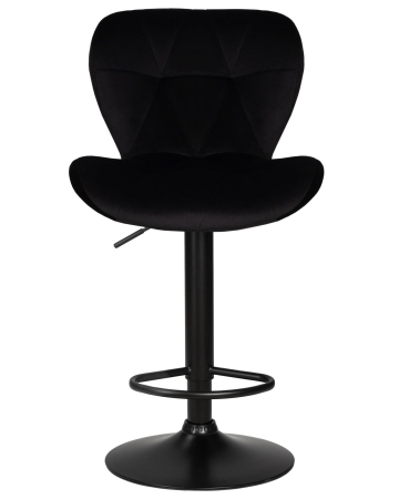 Набор 2 шт Стул барный BARNY BLACK, черный велюр (MJ9-101)