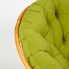 Кресло-качалка "PAPASAN" w 23 и 01 B с подушкой, мед, флок олива, 23