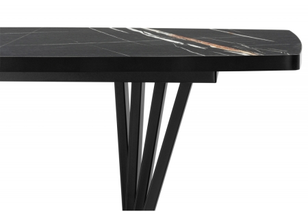 Стол деревянный Эудес sahara noir, черный