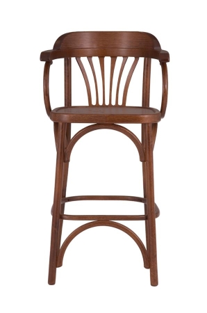 Стул барный 650 Венский твердый средний тон