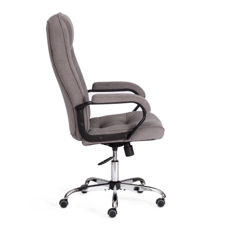 Кресло СН9944 ткань и металл, серый и хромированный