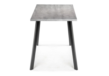 Обеденная группа Эделин бежевый, бетон, черный матовый