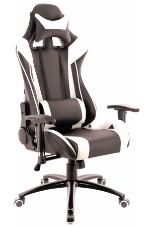 Геймерское кресло Lotus S6 экокожа, белый