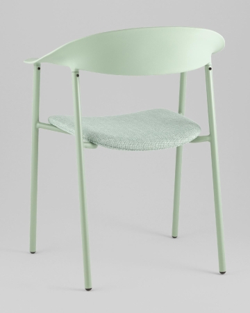 Стул Eila с подушкой пластик зеленый