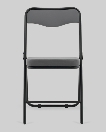 Стул складной Джонни велюр велютто темно-серый, каркас черный матовый