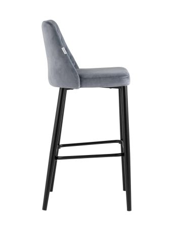 Стул полубарный лофт Терракс с деревянным сиденьем