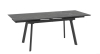 Стол с керамическим покрытием MILANA FOUR-140 черный 140(30+30)х85