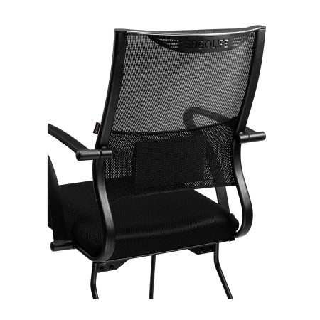 Кресло ErgoLife Sit Air M3-290K неповоротное основание, каркас стальной с полимерным покрытием черного цвета