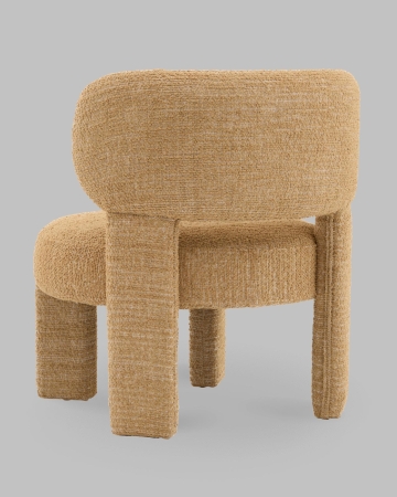 Кресло лаунж Fani горчичный