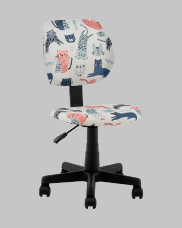 Кресло ЛОЛО Cats пластик черный