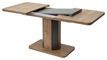 Стол STORK дуб канзас, графит 120