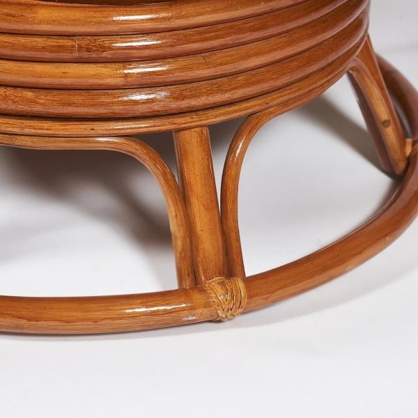 Кресло-качалка "PAPASAN" w 23 и 01 B с подушкой, коньяк, ткань коричневый, 3М7-147 Кресло-качалка "PAPASAN" w 23 и 01 B с подушкой, коньяк, ткань коричневый, 3М7-147