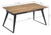 Стол Кхал галифакс графит, натуральный