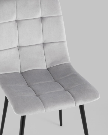 Стул Одди велюр светло-серый