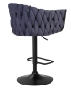 Набор 2 шт Стул барный LEON, синяя ткань (LAR-275-29)