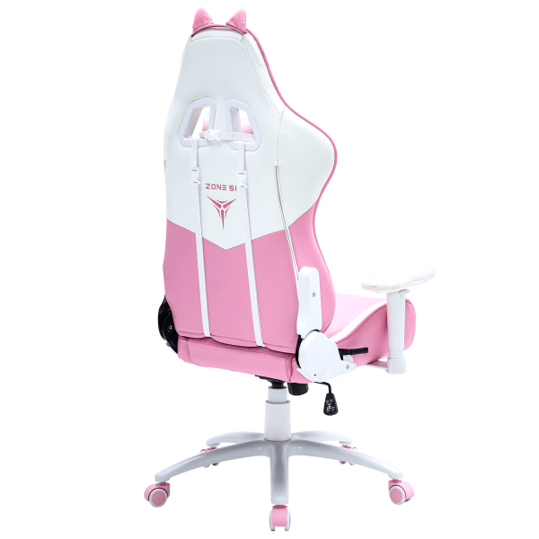 Кресло компьютерное игровое ZONE 51 KITTY розовый