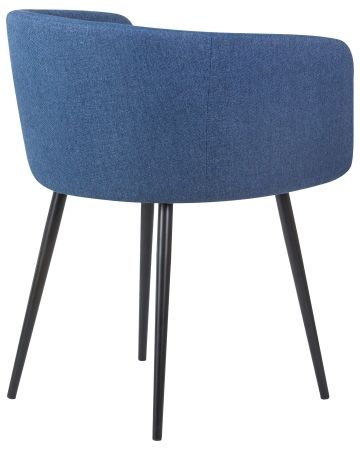 Стул обеденный ALINA синяя ткань LAR-106D-21